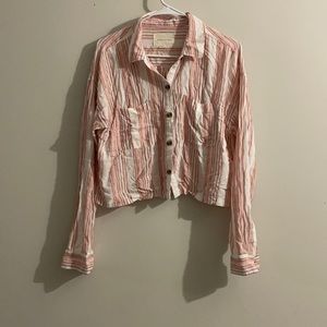 Button down shirt with stripes